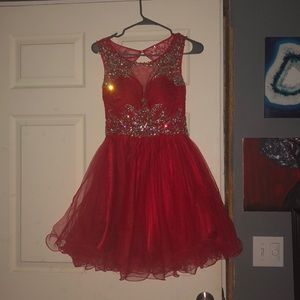 Beautiful red prom dress❤️